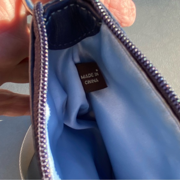 Coach Penelope Legacy Swingpack 42206 Navy Blue Pebbled Leather Crossbody Bag - Picture 8 of 12